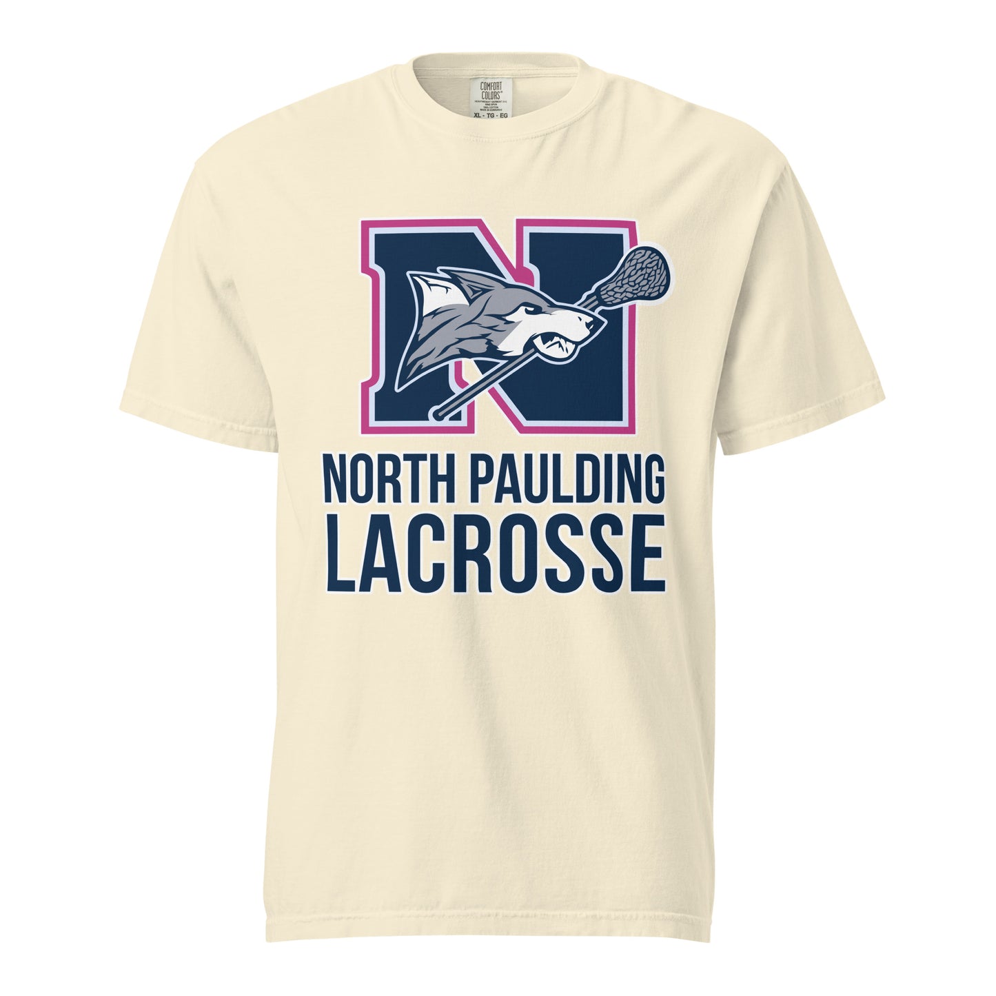 Signature | Comfort Colors T-Shirt | North Paulding Lacrosse | Vanguard Logo