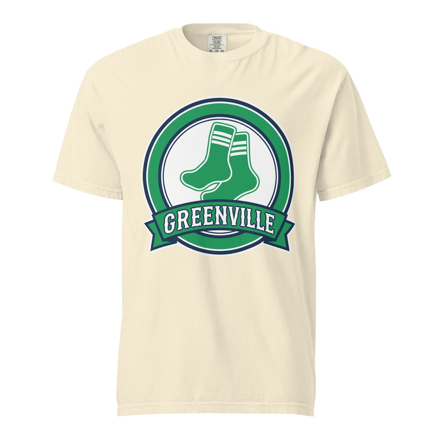 Signature | Comfort Colors T-Shirt | Greenville Sox | Badge Logo