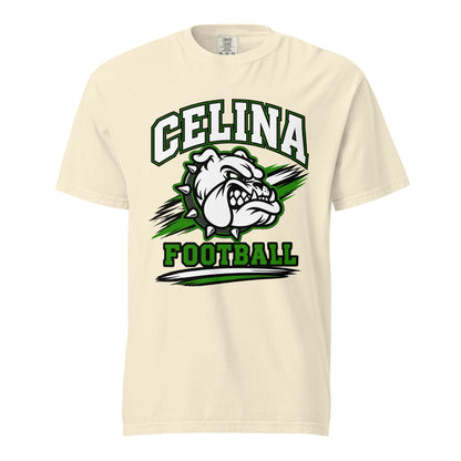 Signature | Comfort Colors T-Shirt | Celina Black Football | Emblem Logo