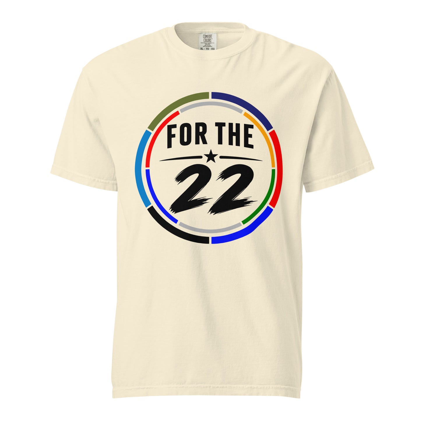 Signature | Comfort Colors T-Shirt | For the 22 | Honor Athletics Logo
