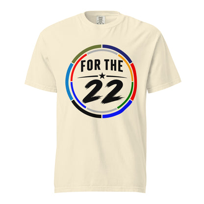 Signature | Comfort Colors T-Shirt | For the 22 | Honor Athletics Logo