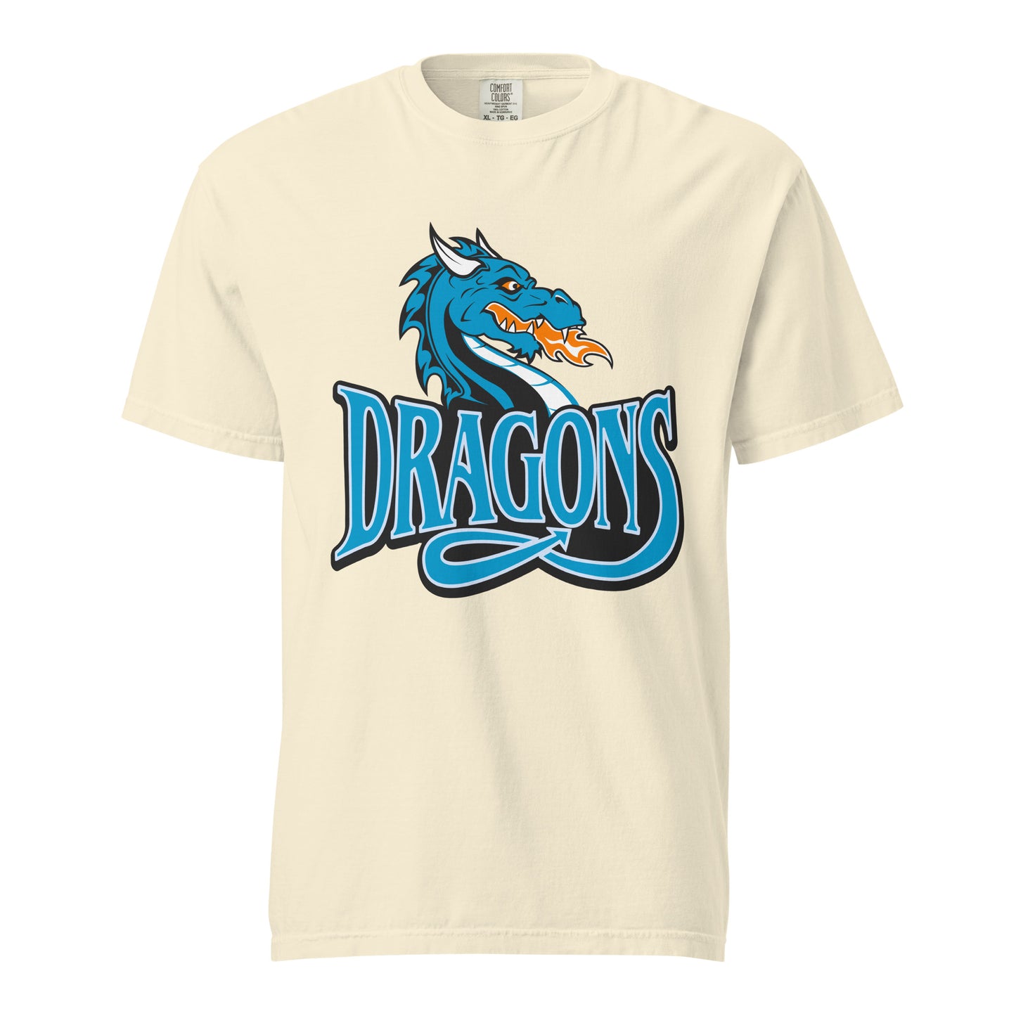 Signature | Comfort Colors T-Shirt | International Studies Middle School Volleyball | Emblem Logo