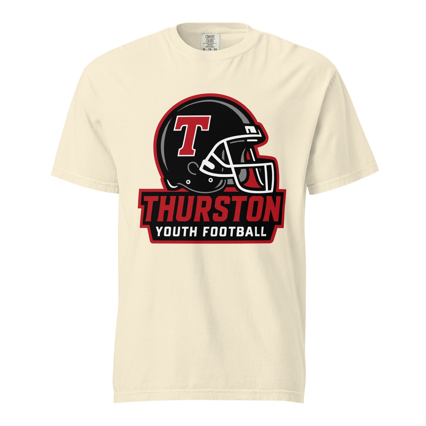Signature | Comfort Colors T-Shirt | Thurston Youth Football | Crest Logo