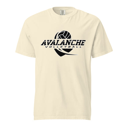 Signature | Comfort Colors T-Shirt | Avalanche Volleyball Club | Crest Logo