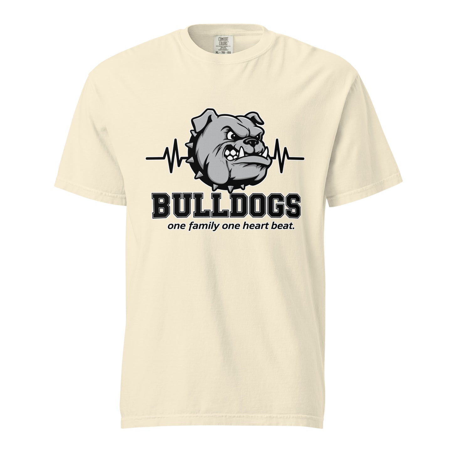 Signature | Comfort Colors T-Shirt | Celina Recreational Football Black | Bulldogs Crest Logo