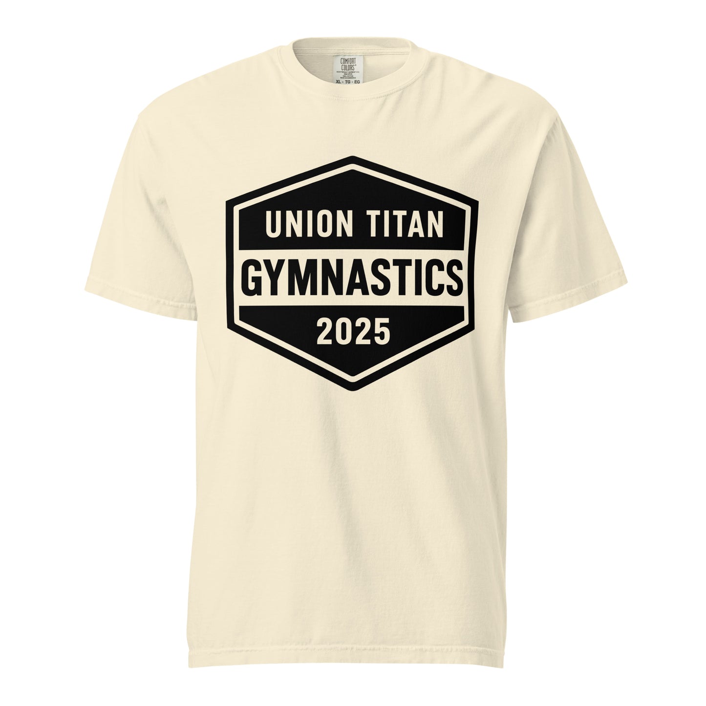 Signature | Comfort Colors T-Shirt | Union Gymnastics | Vanguard Logo
