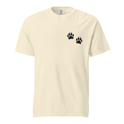 Signature | Comfort Colors T-Shirt | Orange Wave Marching Band | Paw Mark Logo