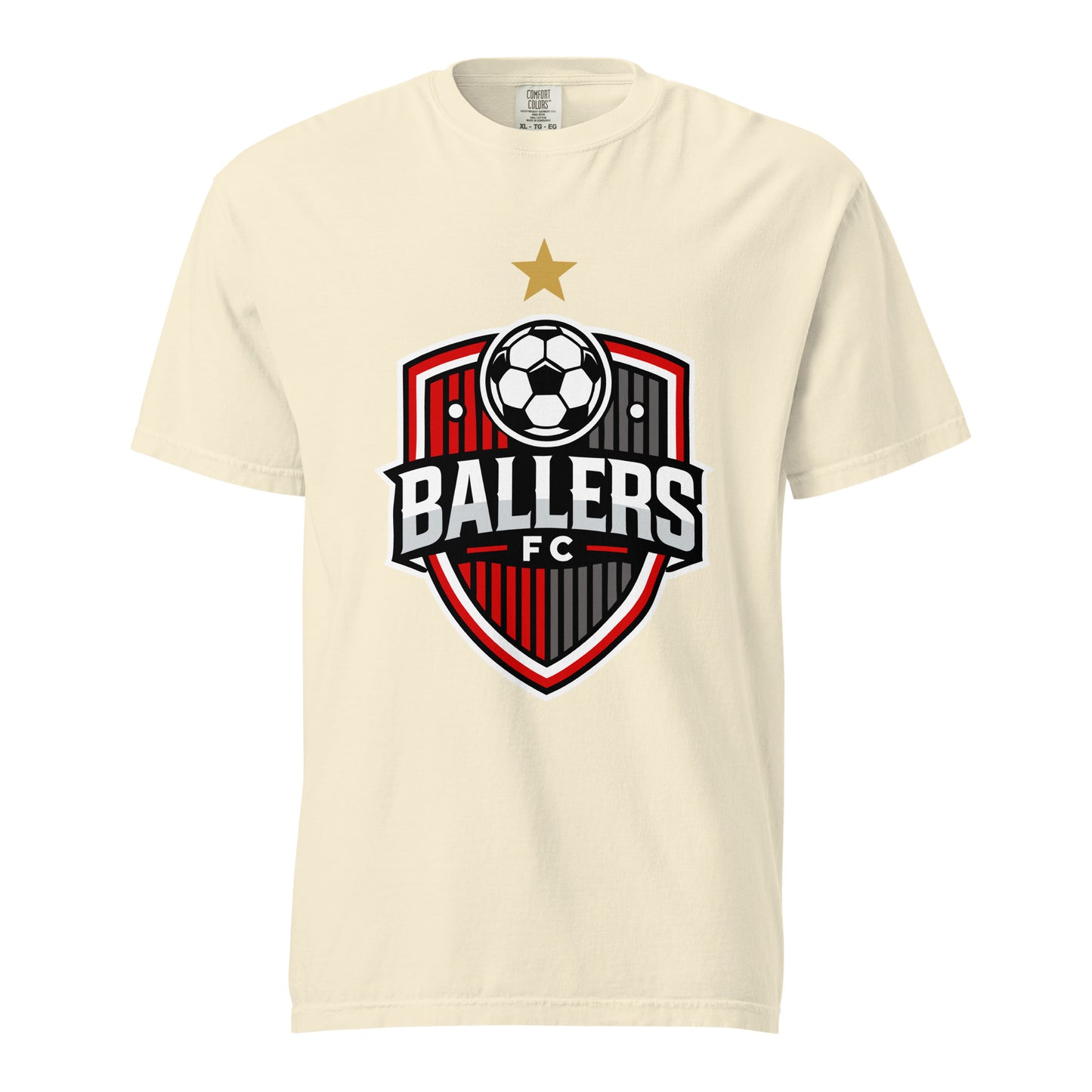 Signature | Comfort Colors T-Shirt | Ballers FC | Shield Logo
