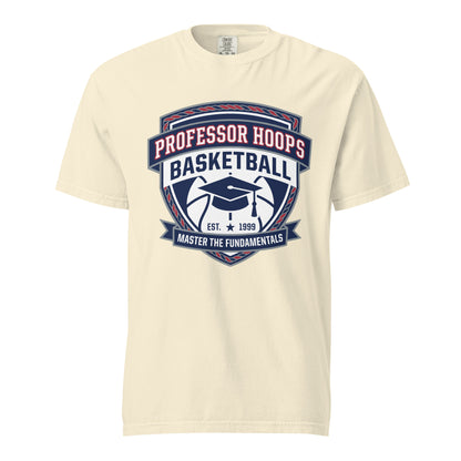 Signature | Comfort Colors T-Shirt | Professor Hoops Basketball | Crest Logo