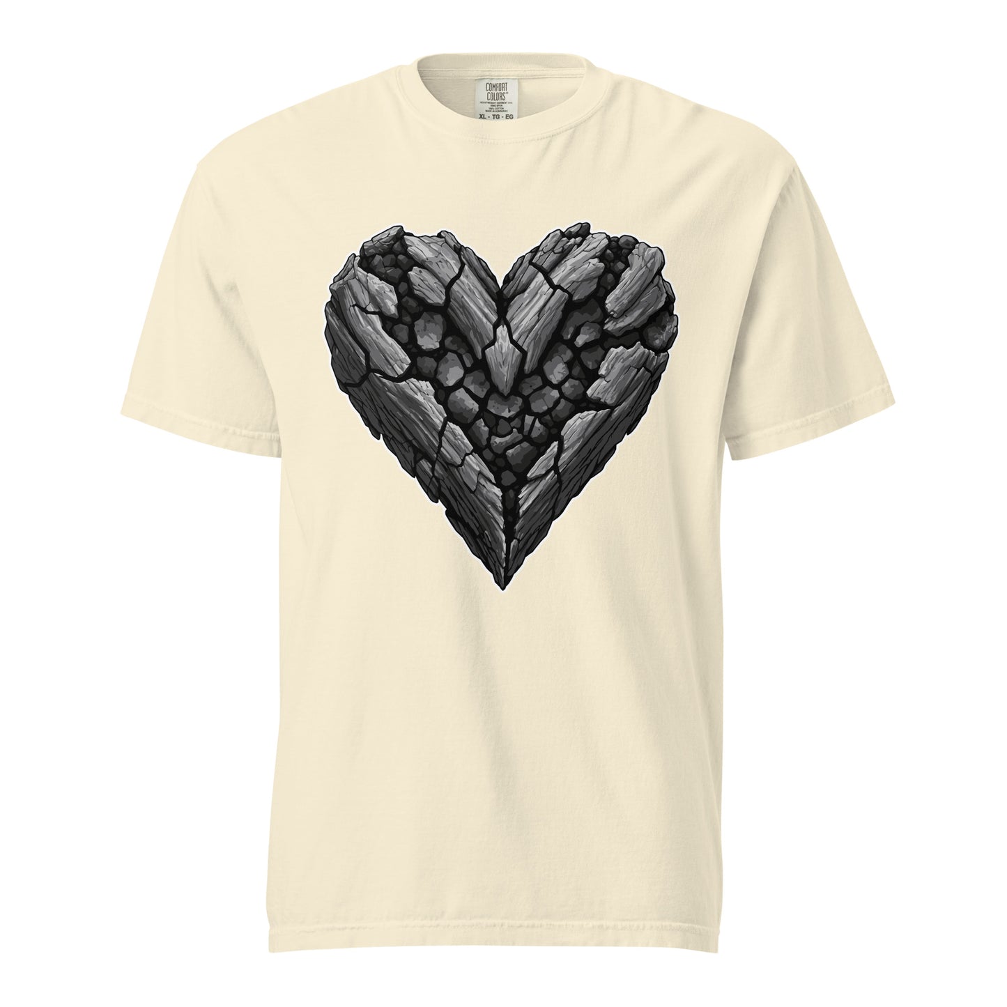 Signature | Comfort Colors T-Shirt | Obsidian Heartbeat | Emblem Logo