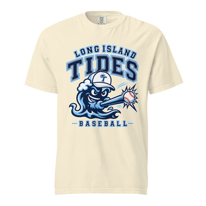 Signature | Comfort Colors T-Shirt | Long Island Tides Baseball | Valor Logo