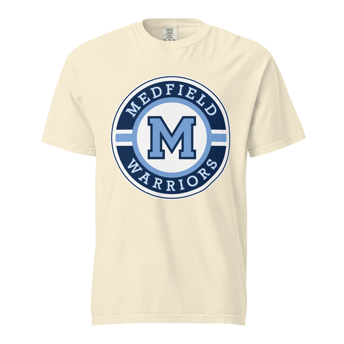Signature | Comfort Colors T-Shirt | Medfield Softball | Badge Logo