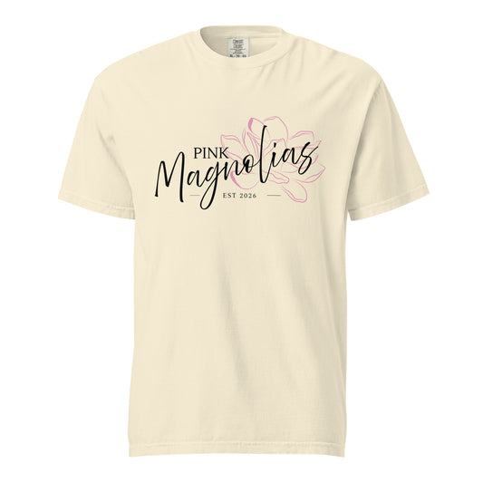 Signature | Comfort Colors T-Shirt | Pink Magnolias Dance | Lettermark Logo