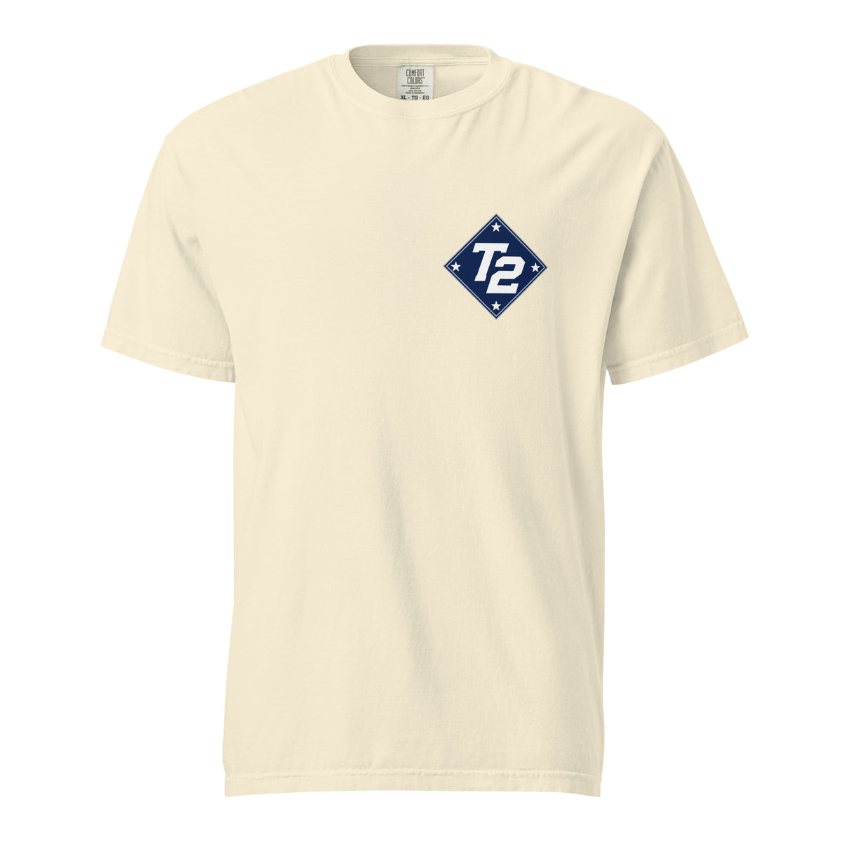 Signature | Comfort Colors T-Shirt | Texas Turn Two Baseball | Crest Logo