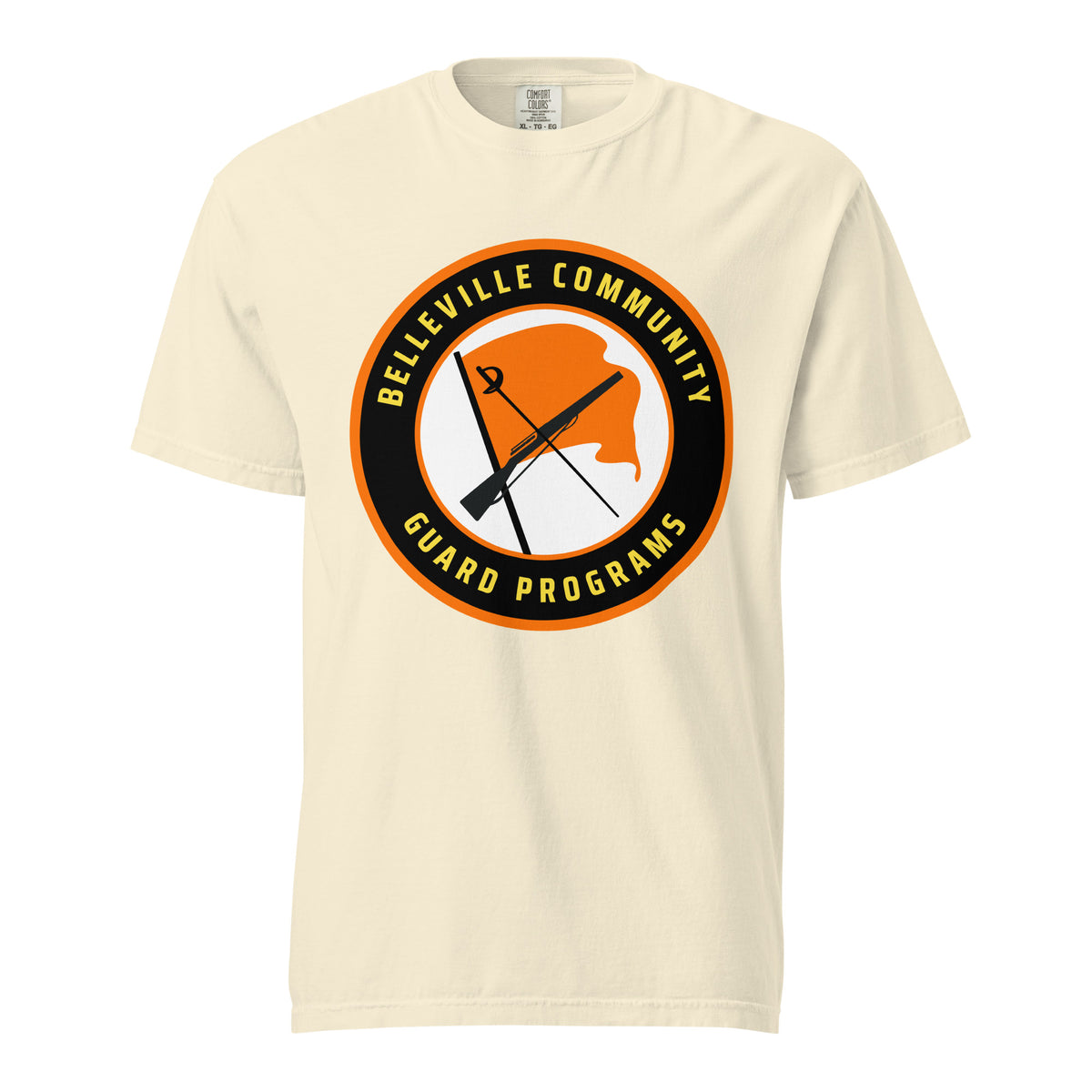 Signature | Comfort Colors T-Shirt | Belleville Community Guard Programs | Badge Logo