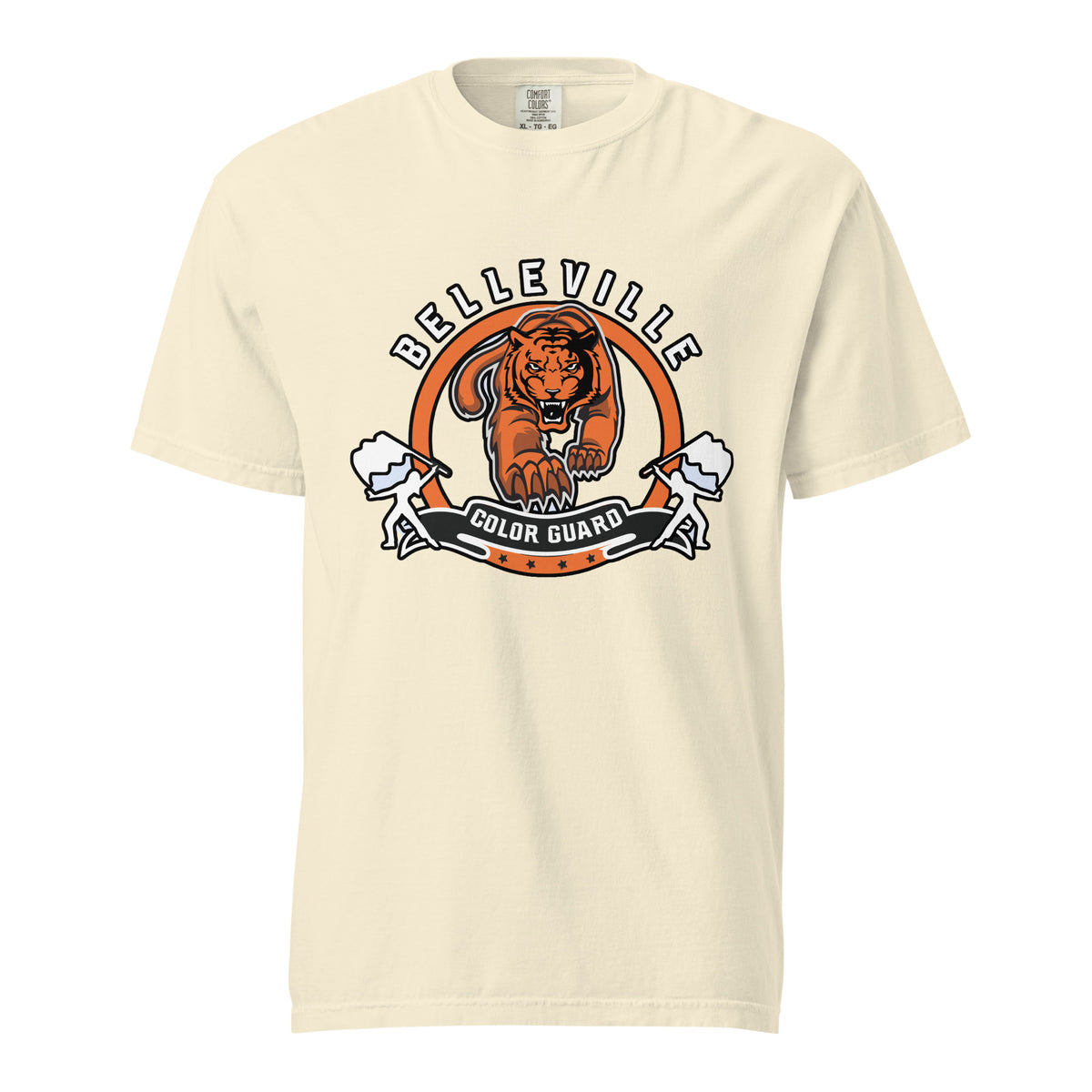 Signature | Comfort Colors T-Shirt | Belleville Community Guard Programs | Vanguard Logo