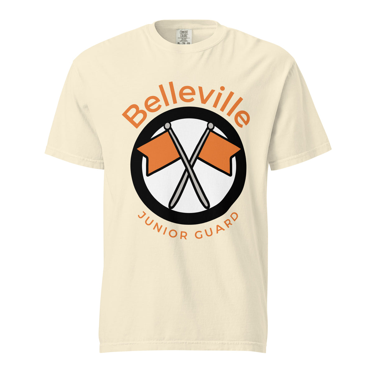 Signature | Comfort Colors T-Shirt | Belleville Community Guard Programs | Crest Logo