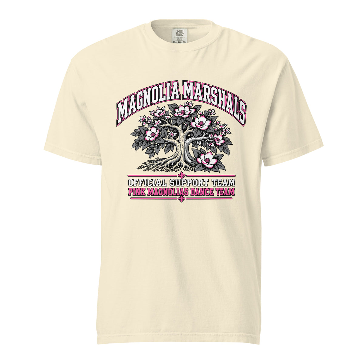 Signature | Comfort Colors T-Shirt | Pink Magnolias Dance | Crest Logo
