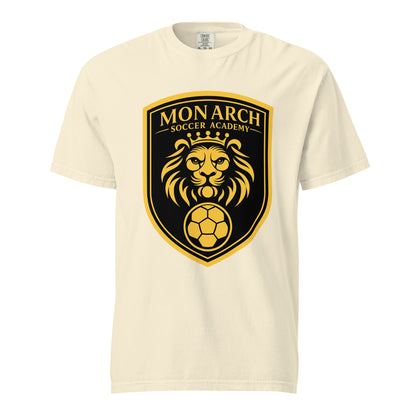 Signature | Comfort Colors T-Shirt | Monarch Soccer Academy | Shield Logo