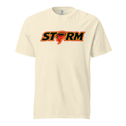 Signature | Comfort Colors T-Shirt | Storm Baseball Team | Crest Logo