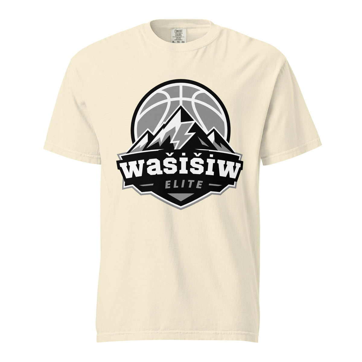 Signature | Comfort Colors T-Shirt | Wašišiw Elite | Shield Logo