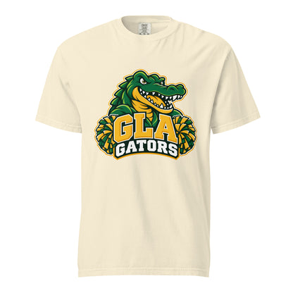 Signature | Comfort Colors T-Shirt | GLA Gators Cheer Team | Apex Gators Elite Logo