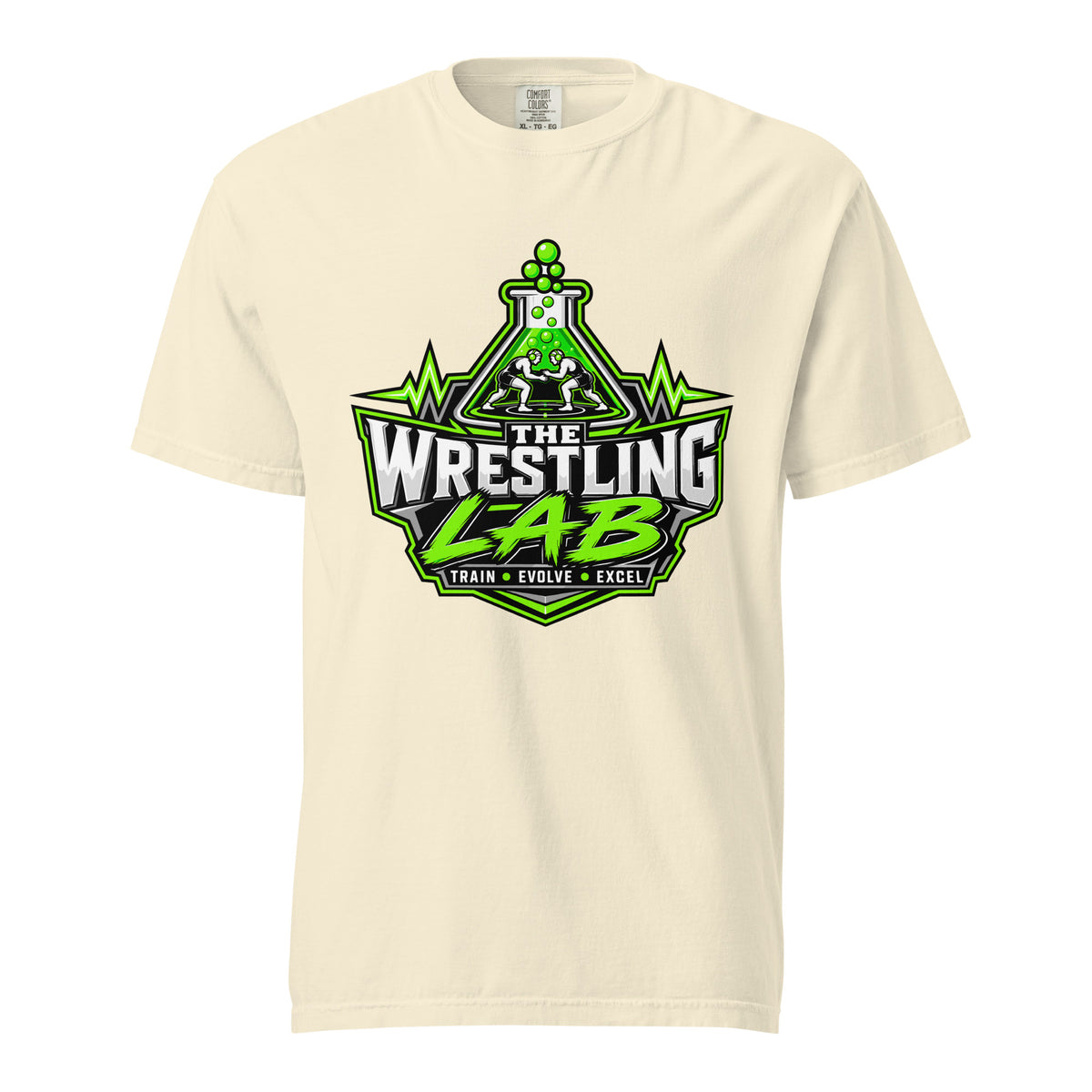 Signature | Comfort Colors T-Shirt | The Wrestling Lab | Emblem Logo