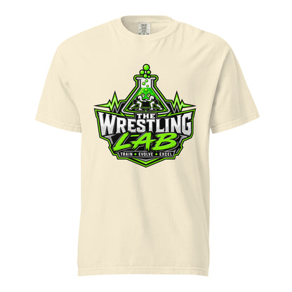 Signature | Comfort Colors T-Shirt | The Wrestling Lab | Emblem Logo