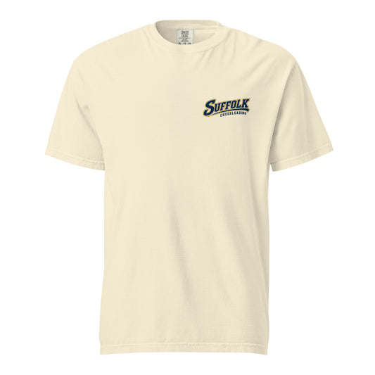 Signature | Comfort Colors T-Shirt | Suffolk University Cheerleading | Athletics Logo