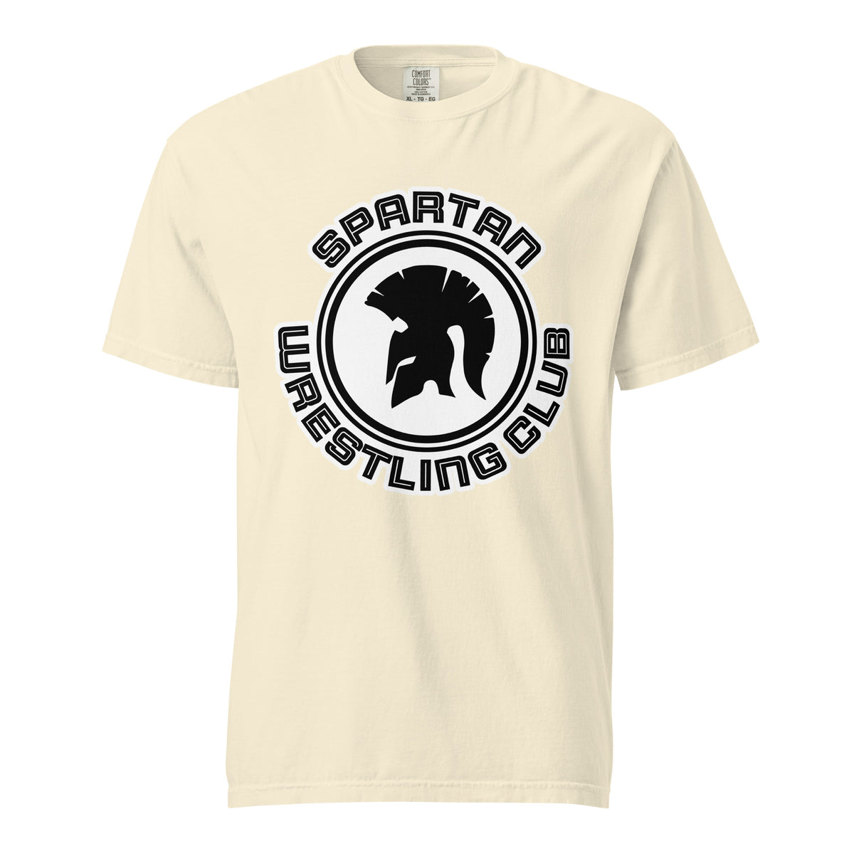 Signature | Comfort Colors T-Shirt | Spartan Wrestling Club | Crest Logo