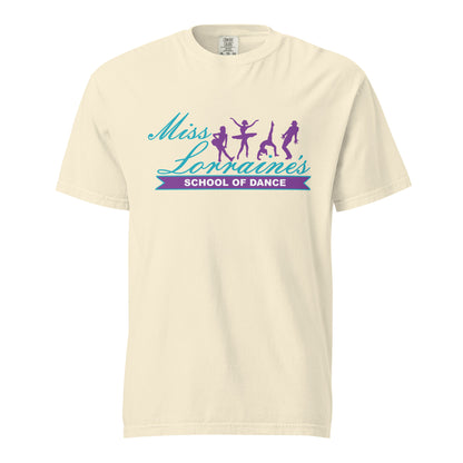 Signature | Comfort Colors T-Shirt | Miss Lorraine’s School of Dance | Crest Logo