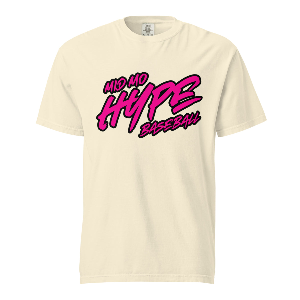 Signature | Comfort Colors T-Shirt | Hype Baseball Club | Crest Logo