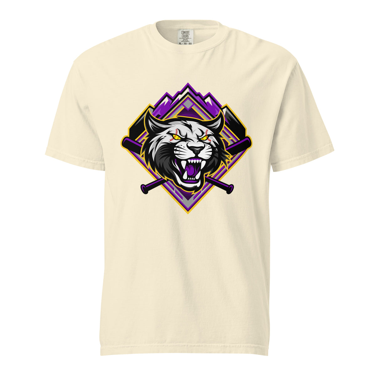 Signature | Comfort Colors T-Shirt | Wildcats Softball | Crest Logo