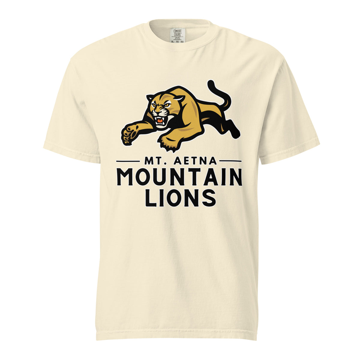 Signature | Comfort Colors T-Shirt | Mt. Aetna Adventist School | Emblem Logo