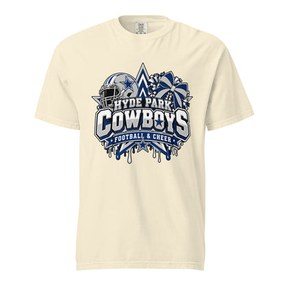 Signature | Comfort Colors T-Shirt | Hyde Park Cowboys | Crest Logo