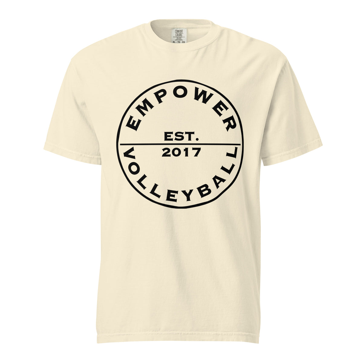 Signature | Comfort Colors T-Shirt | Empower Volleyball Club | Valor Logo