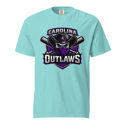 Signature | Comfort Colors T-Shirt | Carolina Outlaws Baseball | Shield Logo