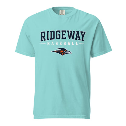 Signature | Comfort Colors T-Shirt | Ridgeway High School Baseball | Modern Script Logo