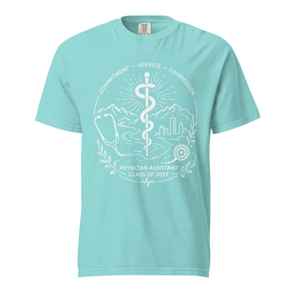 Signature | Comfort Colors T-Shirt | Trine PA program | Crest Logo