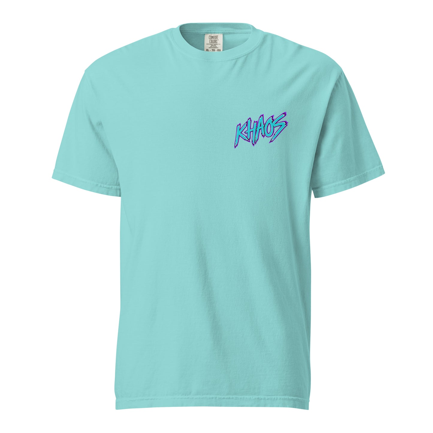 Signature | Comfort Colors T-Shirt | Khaos Softball | Script Logo