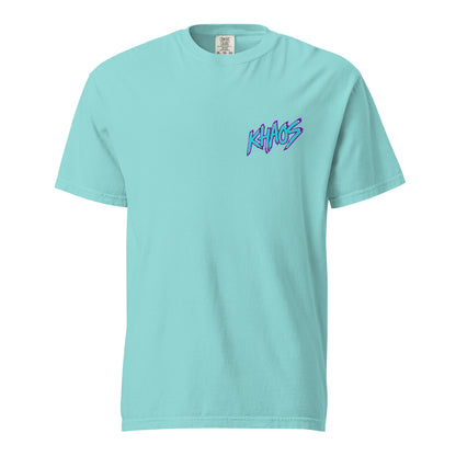 Signature | Comfort Colors T-Shirt | Khaos Softball | Script Logo