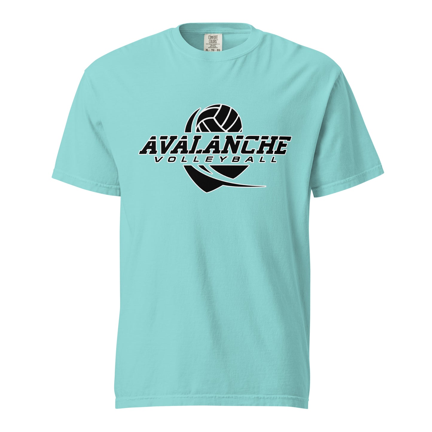 Signature | Comfort Colors T-Shirt | Avalanche Volleyball Club | Crest Logo