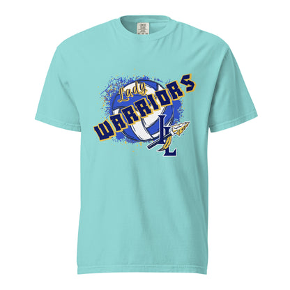 Signature | Comfort Colors T-Shirt | Indian Land Middle School Volleyball | Vanguard Warriors Logo