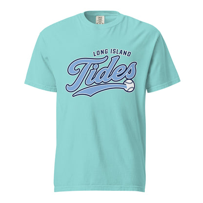 Signature | Comfort Colors T-Shirt | Long Island Tides Baseball | Athletics Logo