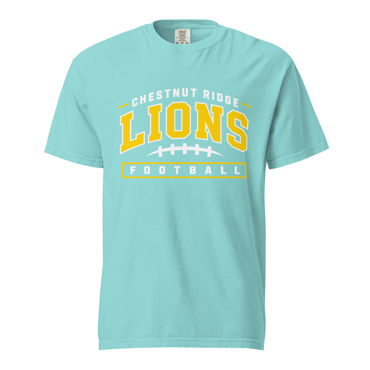 Signature | Comfort Colors T-Shirt | Chestnut Ridge Lions Football | Valor Logo