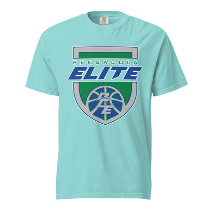 Signature | Comfort Colors T-Shirt | Pensacola Elite Inc. | Shield Logo