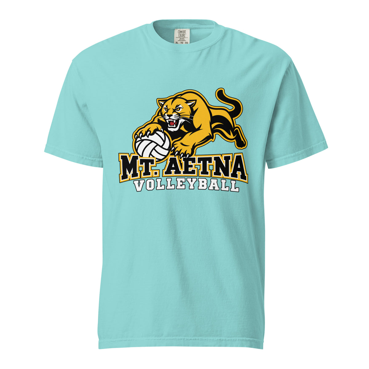 Signature | Comfort Colors T-Shirt | Mt. Aetna Adventist School | Volleyball Apex Logo