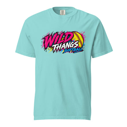 Signature | Comfort Colors T-Shirt | Wild Thangs | Ironclad Fastpitch Logo