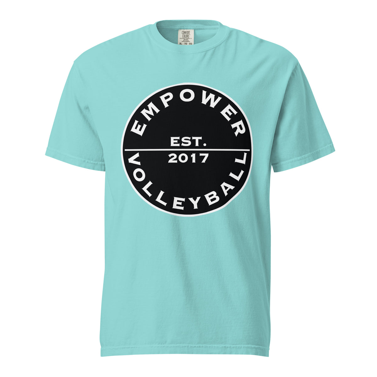 Signature | Comfort Colors T-Shirt | Empower Volleyball Club | Alpha Spike Logo