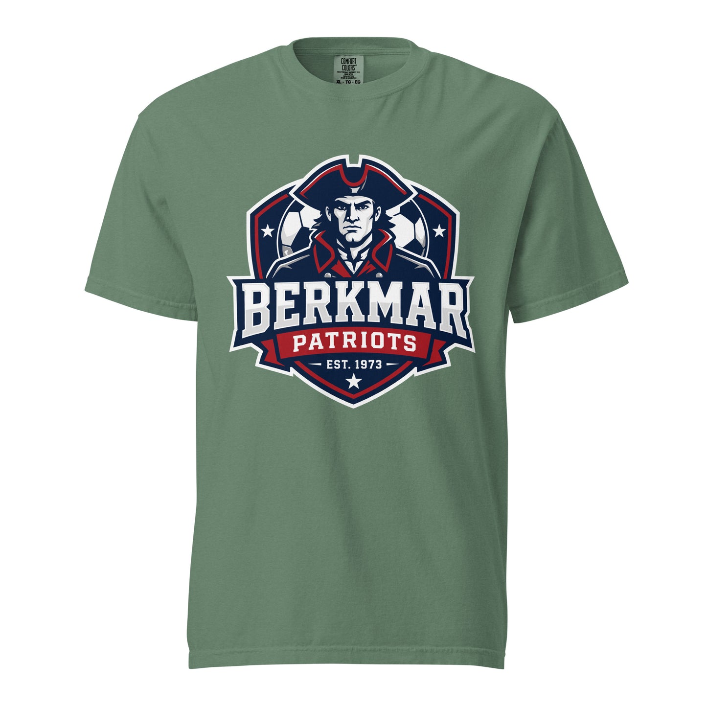 Signature | Comfort Colors T-Shirt | Berkmar High School Soccer | Shield Logo